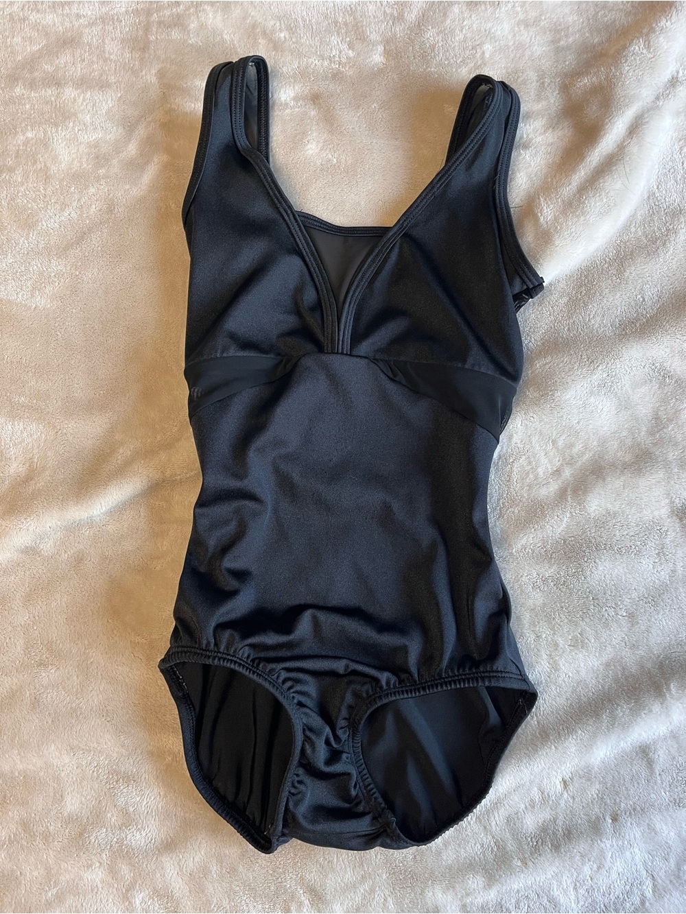 POZEWEAR Women’s Black 1 Piece Bodysuit Leotard Dance Workout Sz XS EUC